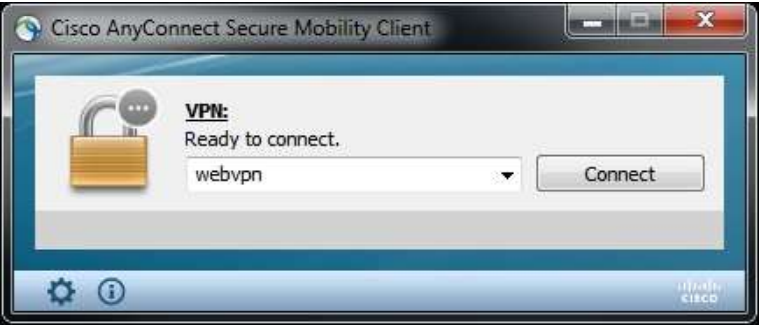 AnyConnect Secure Mobility Client for URMC VPN