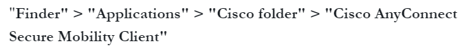 cisco anyconnect path in mac
