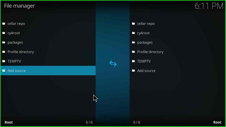 Add TempTV Addon Source