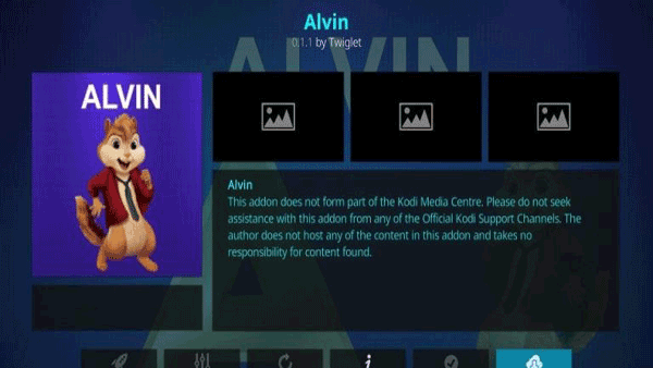 Alvin - Kodi addon for High Quality Videos