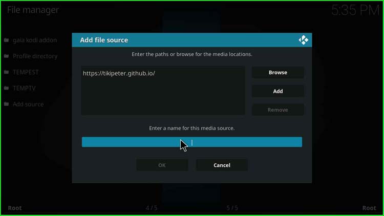 FEN Media source name