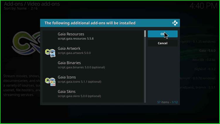 Additional Addons Gaia