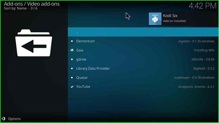 Kodi Six