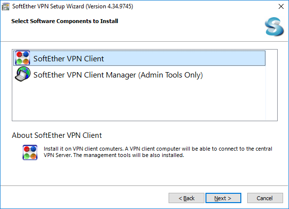 how to install softether vpn on windows step 2