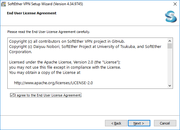 softether vpn installation on windows step 3