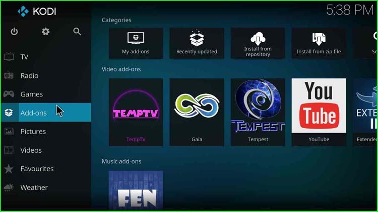 Addons Kodi