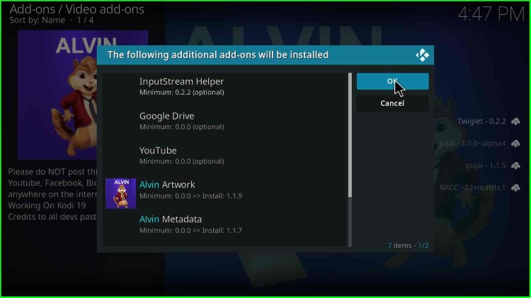 Alvin Additional Addons