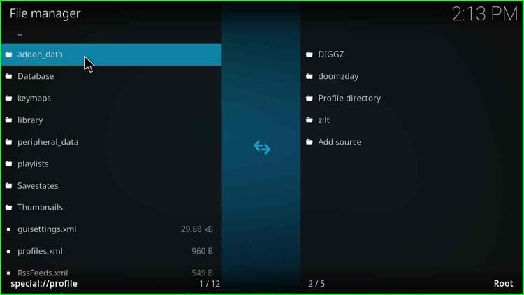 Delete addon_data