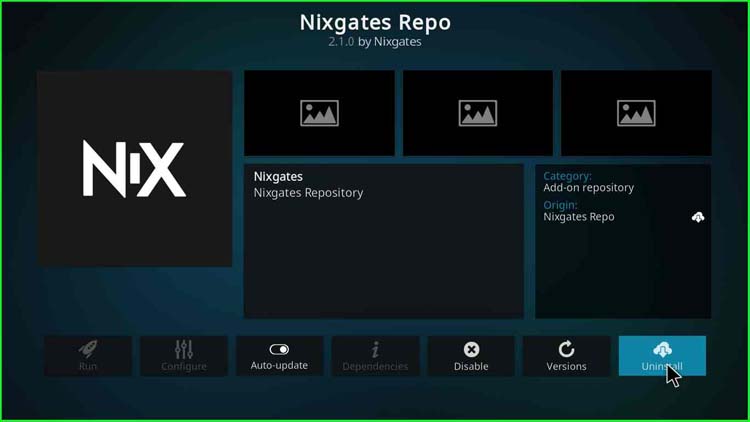 Uninstall Nixgates Repo