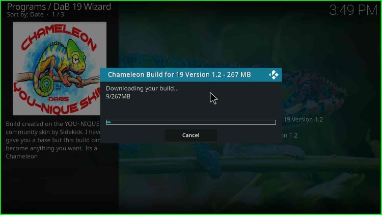 Downloading Chameleon Build