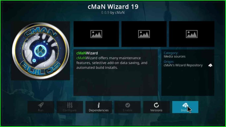 Install cman wizard 19