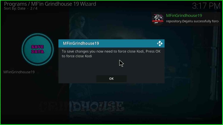 Force Stop Kodi