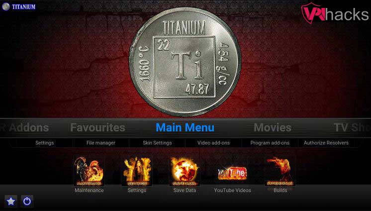 Titanium Build Home Screen