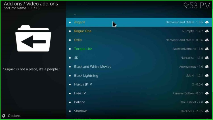 Asgard Kodi Addon