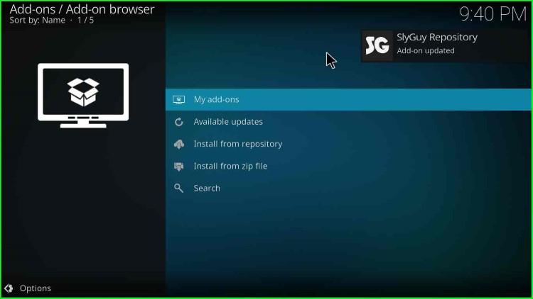 Slyguy Repository Installed