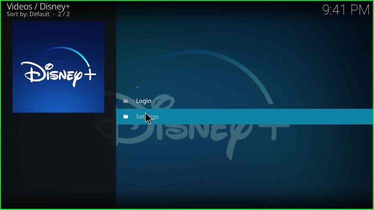 Disney Plus Settings