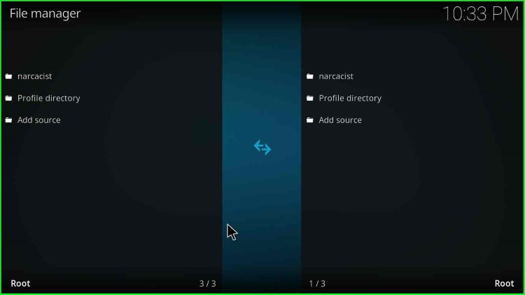 Kodi File Manager Options