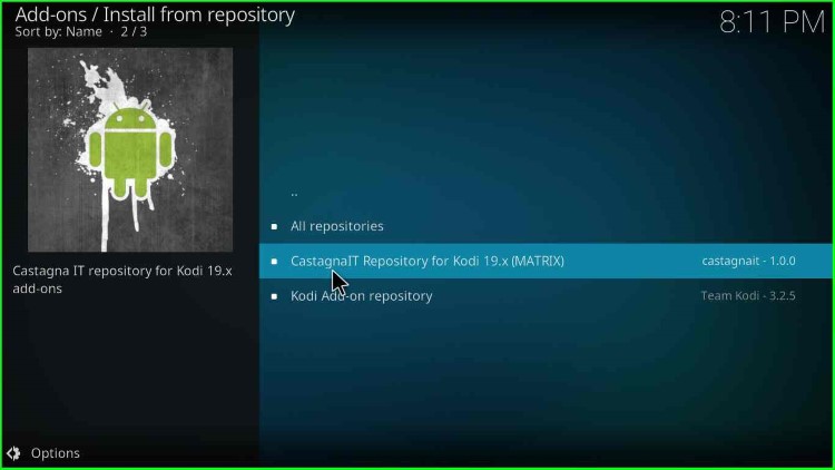 Castagnait Repository For Kodi