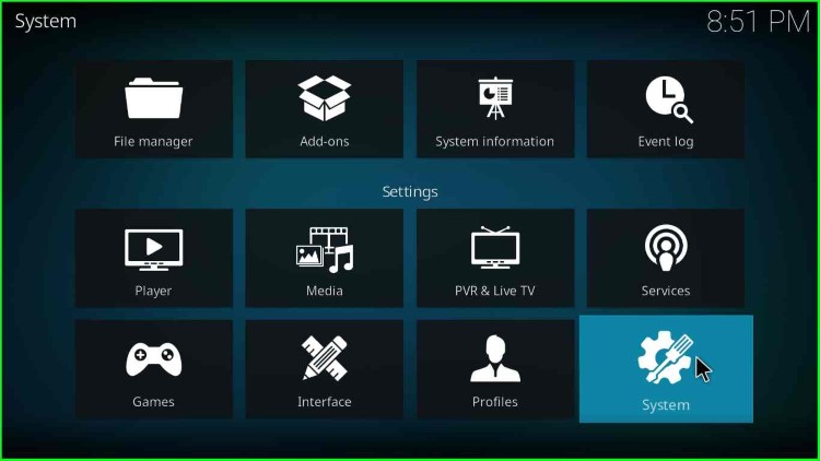 System Kodi