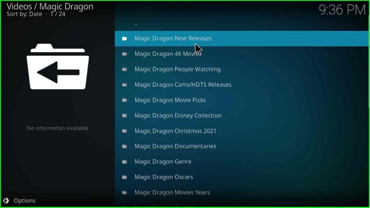 List of Movies