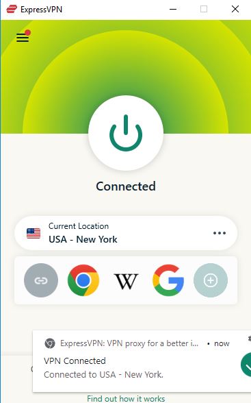 Connect ExpressVPN