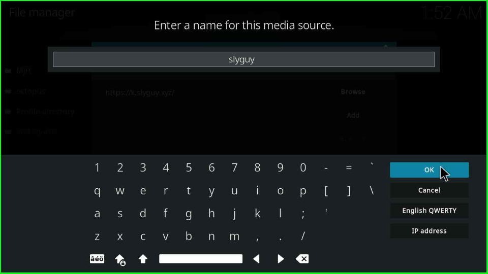 Enter media source slyguy