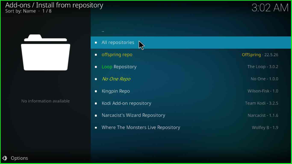 Open All repositories