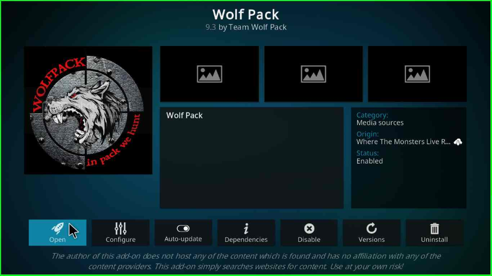 Open Wolf Pack