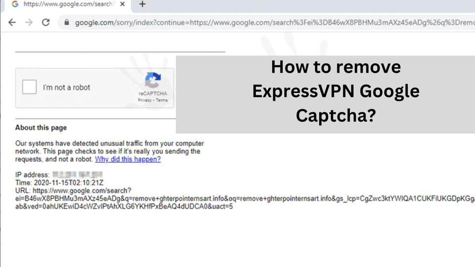 Google Captcha ExpressVPN