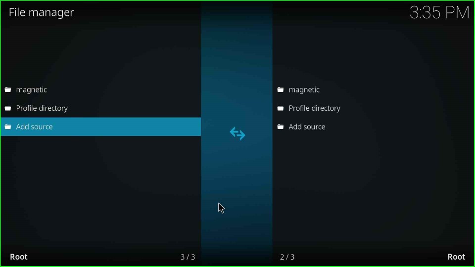 magnetic source is successfully added