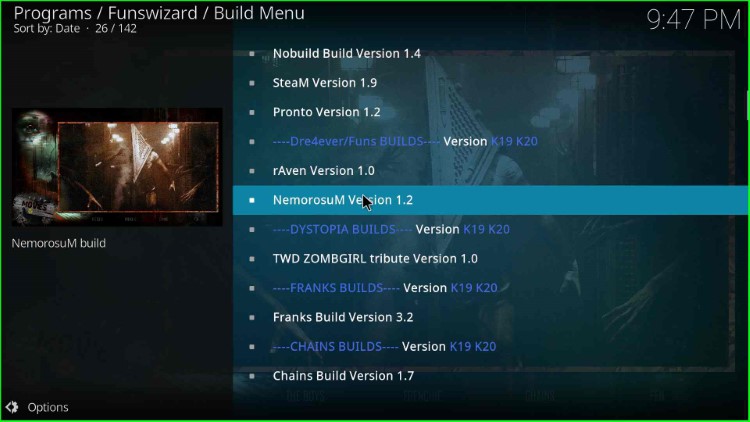 Choose Nemorosum Build