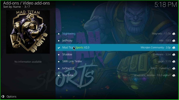 Click on Mad Titan Sports