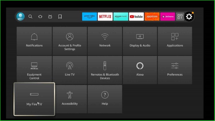 Open My Fire TV
