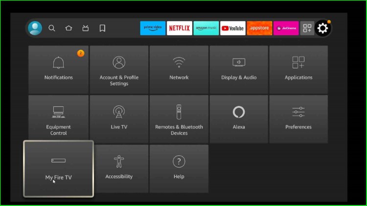 Open My Fire TV