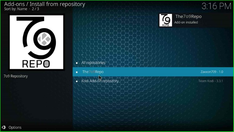 Select The709 Repo