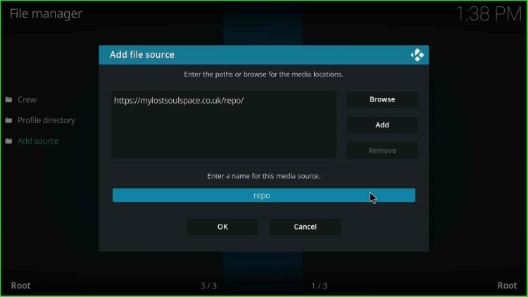 Change bydefault source repo
