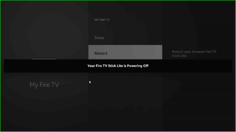 Firestick restarts automatically