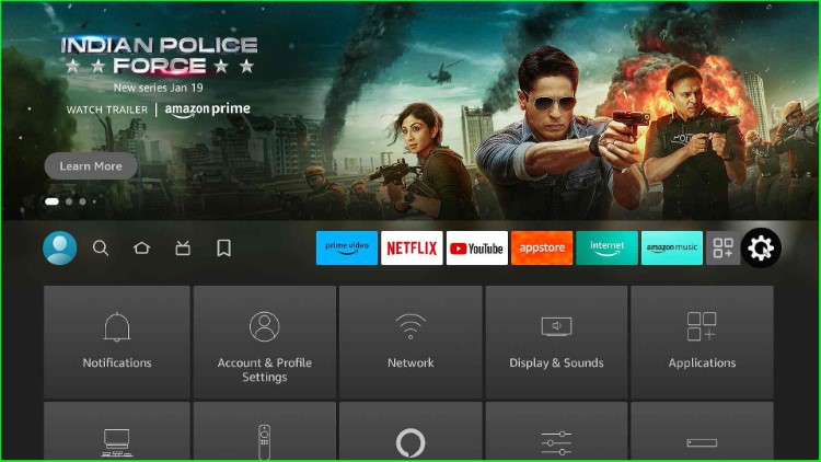 Go to Firestick Settings