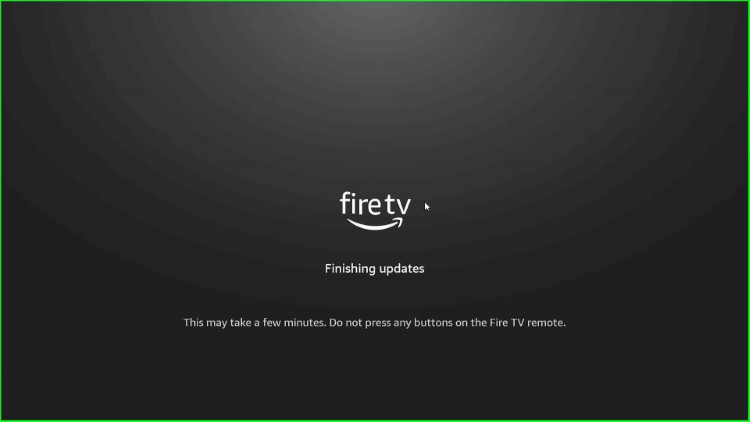 Firestick updated successfully