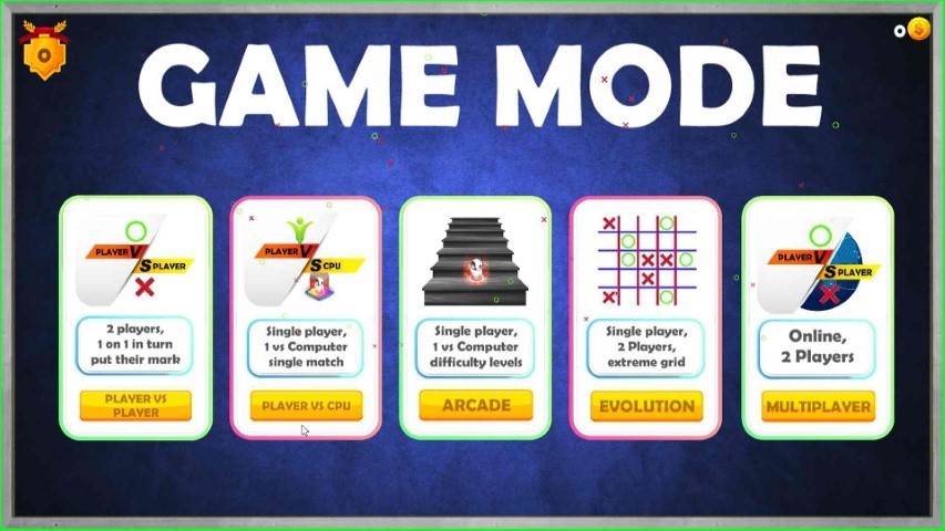 Choose the Game mode