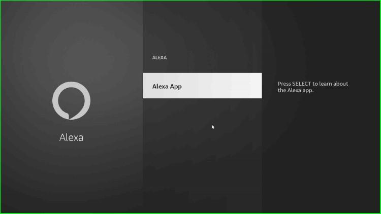 Choose Alexa App