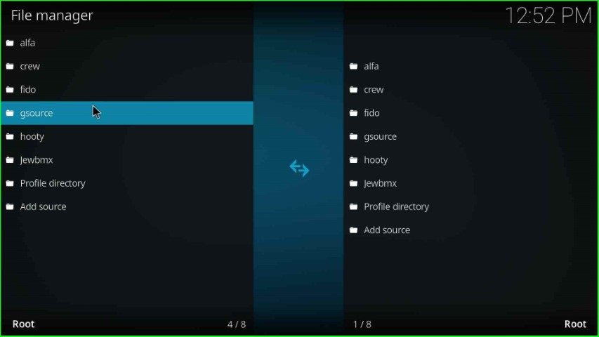 gsource added on File manager