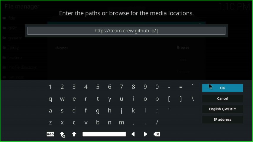 Enter Crew repo URL