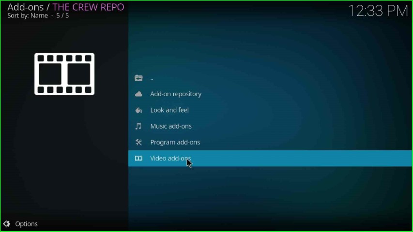 Open Video add-ons