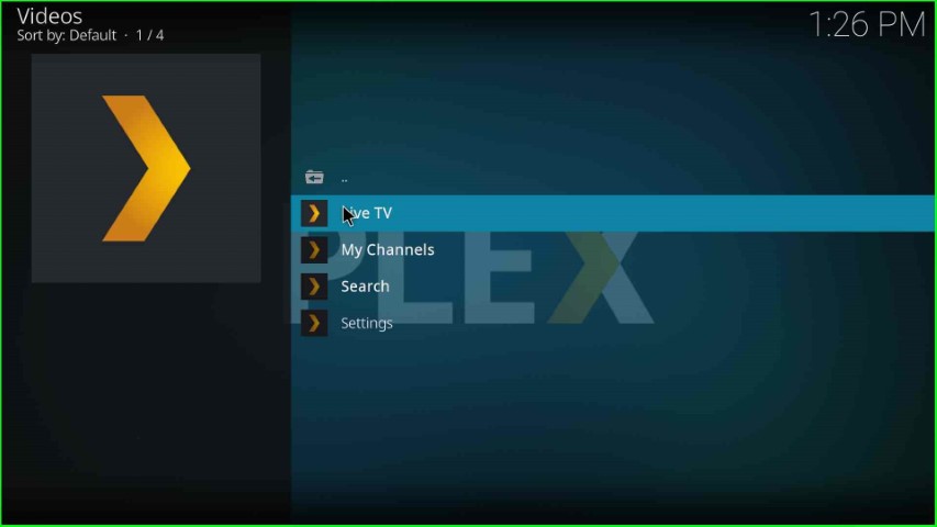Choose Live TV