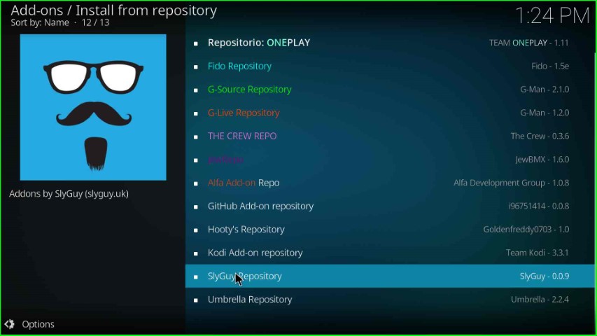 Choose SlyGuy Repository