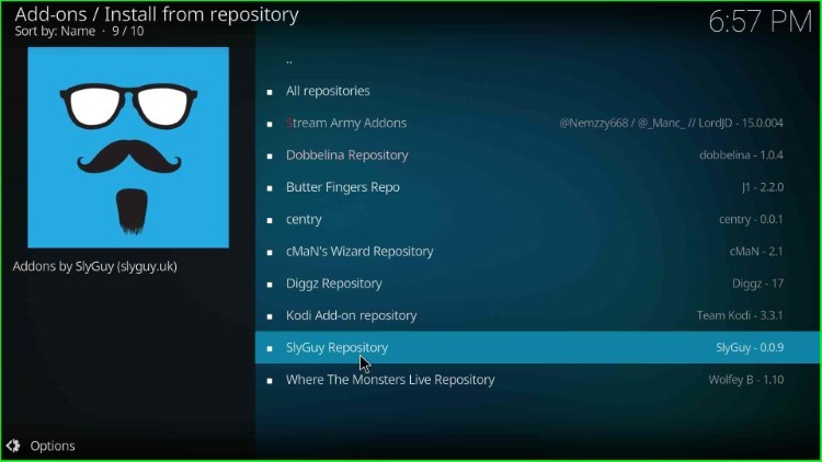 Select SlyGuy repository