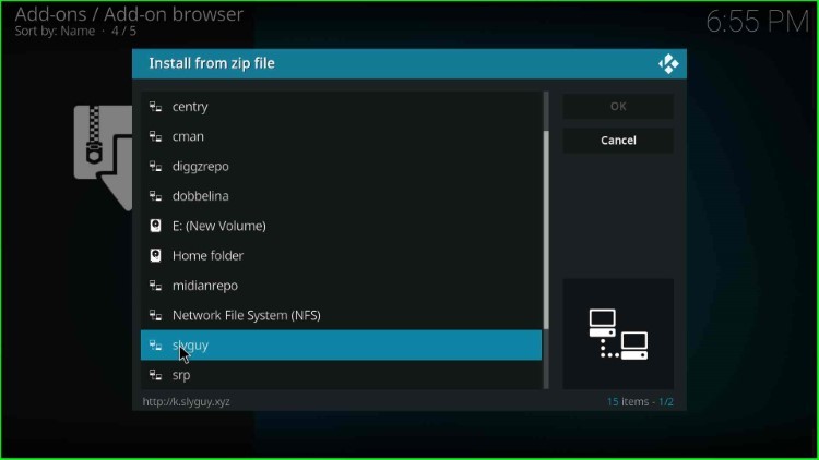 Choose slyguy source