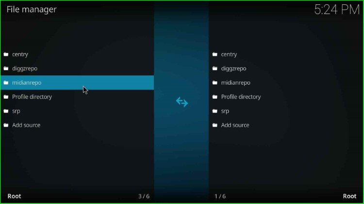 midianrepo source added successfully