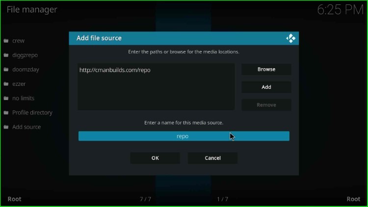 Change media source name